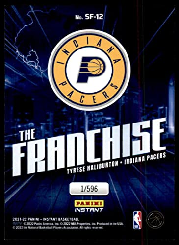 Basketball NBA 2021-22 Panini Instant The Franchise #12 Tyrese Haliburton Pacers