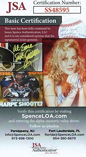 Carla Gugino Actress Signed 4.25x6 Postcard with JSA COA