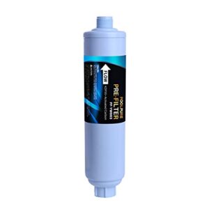 poolpure garden hose end pre filter for pool, hot tub, spa, greatly reduces chlorine, heavy metals, odor, fits any standard 3/4″ garden hose thread, up to 8,000 gallons, 1 pack