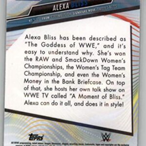 2020 Finest WWE Wrestling #35 Alexa Bliss SmackDown Official World Wrestling Entertainment Trading Card From The Topps Company