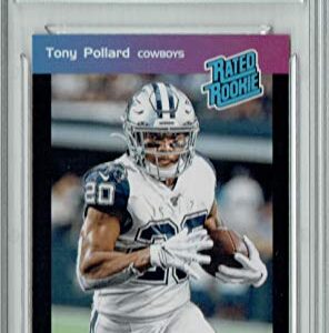 Tony Pollard 2019 Donruss #36 Rated Rookie Retro 1/280 Rookie Card PGI 10