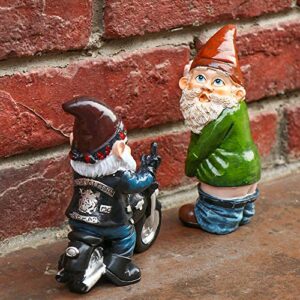 OKDEALS Garden Gnomes Statues | Naughty Gnomes | Funny Gnomes Garden Decorations for Outside Garden - Garden Knomes Peeing