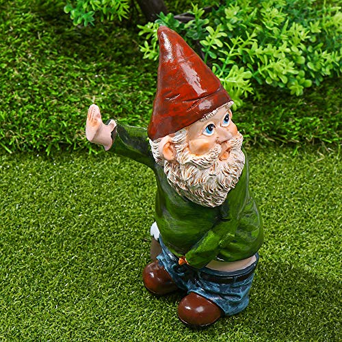 OKDEALS Garden Gnomes Statues | Naughty Gnomes | Funny Gnomes Garden Decorations for Outside Garden - Garden Knomes Peeing