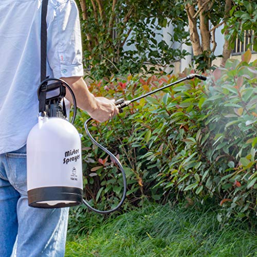 Nicely Neat Water Mister and Pump Sprayer for Plants, Lawns & Gardens - Mr. Mister - Portable and Multi-Purpose Pressure Sprayer, 4 Liters (1.06 Gallon)