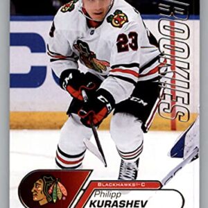 2020-21 Upper Deck NHL Star Rookies Box Set #10 Philipp Kurashev RC Rookie Card Chicago Blackhawks Official NHL Trading Card in Raw (NM Near Mint or Better)