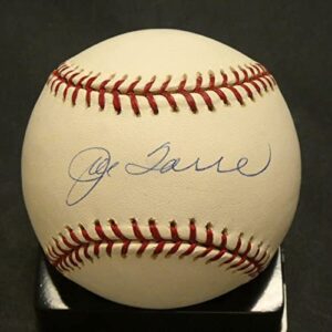 joe torre signed official baseball with steiner and for mlb stickers (no cards)