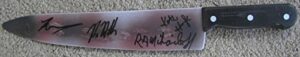 hoder/hodge/mihailoff/mane horror prop knife in person autographed item *private signing*