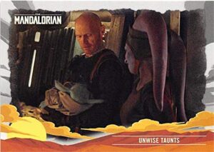 migs mayfeld bill burr the mandalorian star wars trading card 2020 topps #18 baby yoda