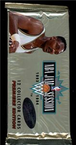 1993-94 nba jam session unopened pack of 12 cards