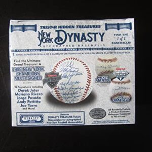 Tristar Hidden Treasures New York Yankees Dynasty Autograph Baseball Box