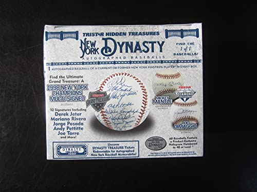 Tristar Hidden Treasures New York Yankees Dynasty Autograph Baseball Box