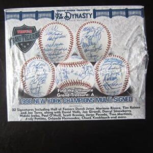 Tristar Hidden Treasures New York Yankees Dynasty Autograph Baseball Box