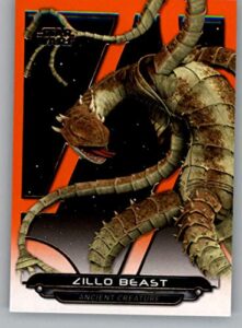 2018 topps star wars galactic files orange #acw-22 zillo beast official non-sport trading card in nm or better conditon