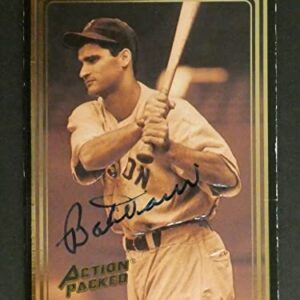 Bobby Doerr Signed Baseball Card with JSA COA