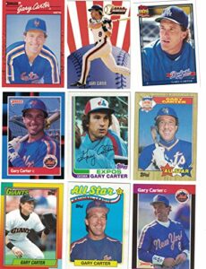 gary carter / 100 different baseball cards featuring gary carter