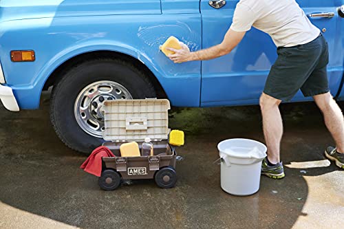 AMES 20213200 Rolling Lawn & Garden Storage Cart