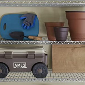 AMES 20213200 Rolling Lawn & Garden Storage Cart