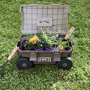 AMES 20213200 Rolling Lawn & Garden Storage Cart