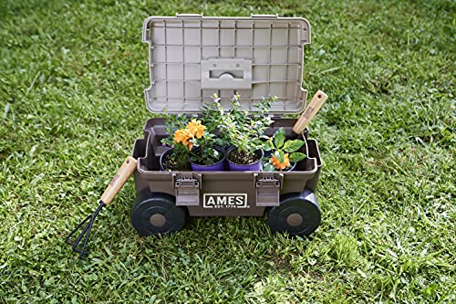 AMES 20213200 Rolling Lawn & Garden Storage Cart