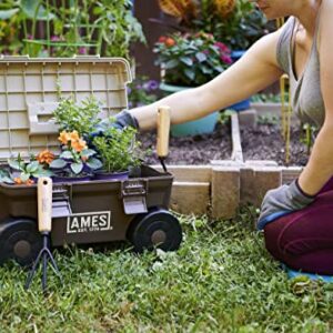 AMES 20213200 Rolling Lawn & Garden Storage Cart