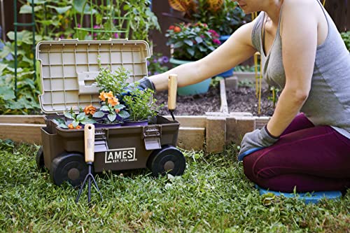 AMES 20213200 Rolling Lawn & Garden Storage Cart