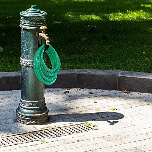 BamLue 2-Sets Garden Hose Holder Wall Mount Hanger Storage 100ft Heavy Duty Hose Hanger Hook Durable Hose Mounts