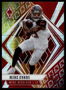 2020 panini phoenix fire burst #37 mike evans tampa bay buccaneers (silver prizm refractor) nfl football card nm-mt