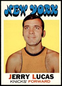 1971 topps # 81 jerry lucas new york knicks (basketball card) ex/mt knicks ohio st