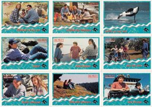 free willy 2 movie 1995 skybox complete base card & pop-up set of 90 + 12