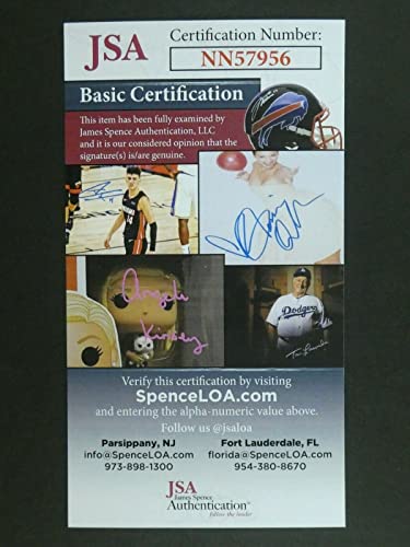 Chris Bosio Signed Baseball Card with JSA COA