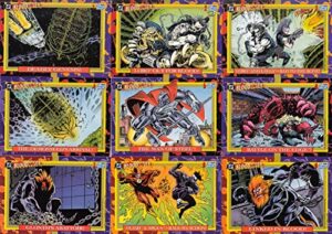 dc bloodlines 1993 skybox complete base card set of 80 dc