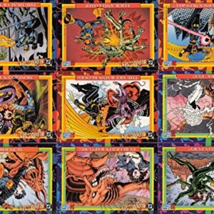 DC BLOODLINES 1993 SKYBOX COMPLETE BASE CARD SET OF 80 DC