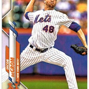 2020 Topps Series 1 & 2 New York Mets Team Set with Jacob DeGrom & 2 Pete Alonso - 22 MLB Cards