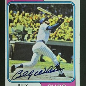 Billy Williams Signed Baseball Card with JSA COA