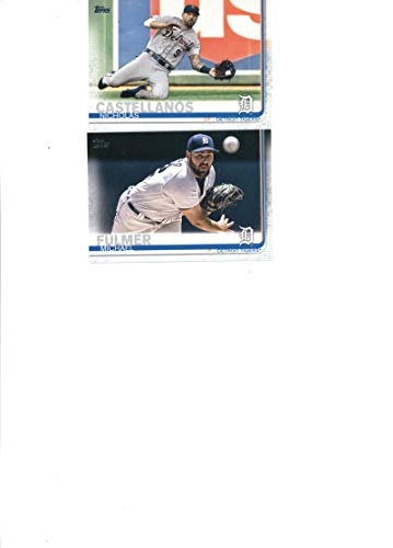 2019 Topps Complete (Series 1 & 2) Baseball Detroit Tigers Team Set of 22 Cards: Matthew Boyd(#93), James McCann(#155), Michael Fulmer(#173), Nicholas Castellanos(#209), Jeimer Candelario(#211), Joe Jimenez(#217), Shane Greene(#229), Miguel Cabrera(#230),