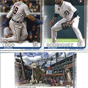 2019 Topps Complete (Series 1 & 2) Baseball Detroit Tigers Team Set of 22 Cards: Matthew Boyd(#93), James McCann(#155), Michael Fulmer(#173), Nicholas Castellanos(#209), Jeimer Candelario(#211), Joe Jimenez(#217), Shane Greene(#229), Miguel Cabrera(#230),