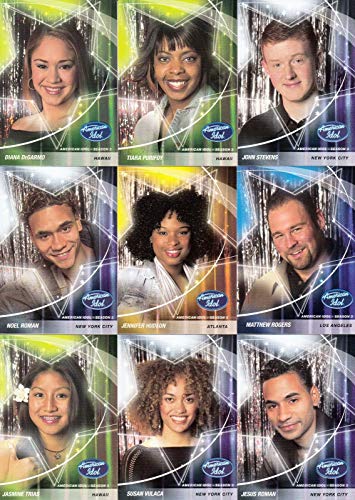 AMERICAN IDOL SEASON 3 2004 FLEER BASE CARD SET FANTASIA BARRINO JENNIFER HUDSON