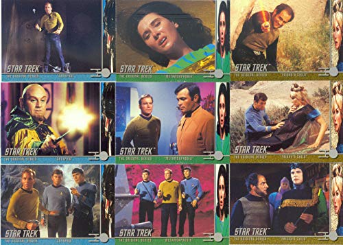 STAR TREK THE ORIGINAL SERIES TOS 2 1998 FLEER/SKYBOX COMPLETE BASE CARD SET 81