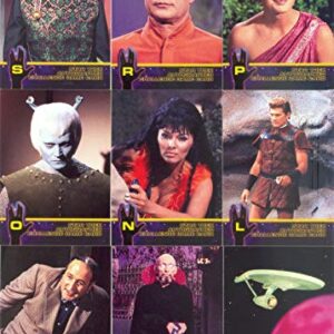 STAR TREK THE ORIGINAL SERIES TOS 2 1998 FLEER/SKYBOX COMPLETE BASE CARD SET 81