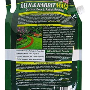 Nature's MACE Deer & Rabbit Repellent 6lb / Covers 6,000 Sq. Ft. / Repel Deer from Your Home & Garden / Safe to use Around Children, Plants & Produce / Protect Your Garden Instantly