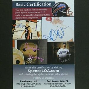 Charlie Lea Signed Baseball Card with JSA COA