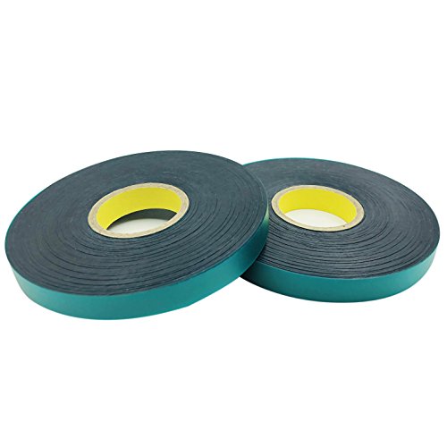 Ugold, 2-Pack, 8 mil Extra Thick 150 Feet x 1/2'' Stretch Plant Tie Tape, Garden Tie Tape for Planting and Grafting, Plant Ribbon for Tomatoes, Grapes and Trees, Green Tie Tape