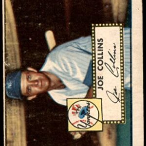 1952 Topps # 202 Joe Collins New York Yankees (Baseball Card) FAIR Yankees