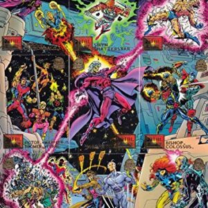 MARVEL UNIVERSE 5 1994 FLEER COMPLETE BASE CARD SET OF 200