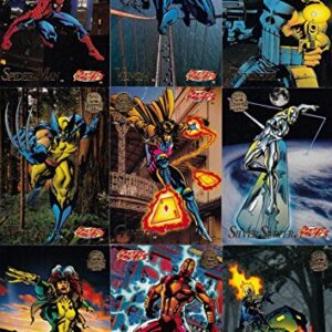 MARVEL UNIVERSE 5 1994 FLEER COMPLETE BASE CARD SET OF 200