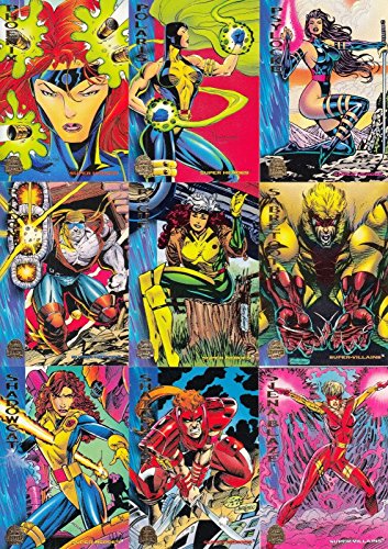 MARVEL UNIVERSE 5 1994 FLEER COMPLETE BASE CARD SET OF 200