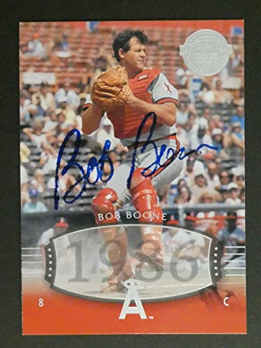 Bob Boone Signed Baseball Card with JSA COA