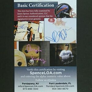 Johnny Lee Odom Signed Baseball Card with JSA COA