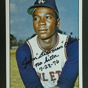 Johnny Lee Odom Signed Baseball Card with JSA COA