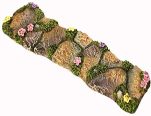twig & flower the miniature fairy garden accessories, fairy garden walkway, fairy garden, gnome decor with fairy moss and flowers, fairy accessories for fairy house gnome gifts for her